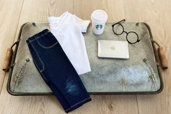 Newborn Laptop & Glasses Props