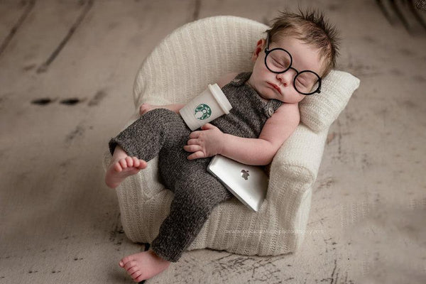 Newborn Laptop & Glasses Props