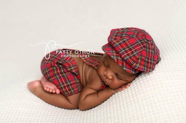 Perfectly Plaid for him, Shorts and hat - No. 2 Willow Lane