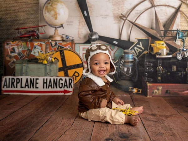 Aviator Uniform ~ NB & Sitter