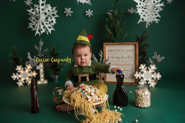 Buddy Elf Set ~ NB & Sitter