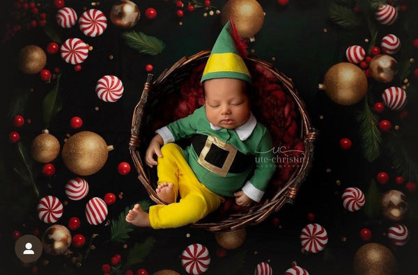 Buddy Elf Set ~ NB & Sitter