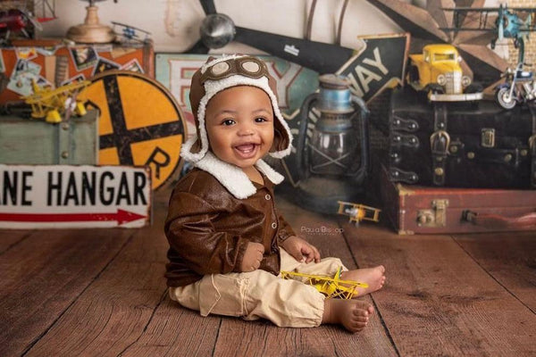 Aviator Uniform ~ NB & Sitter