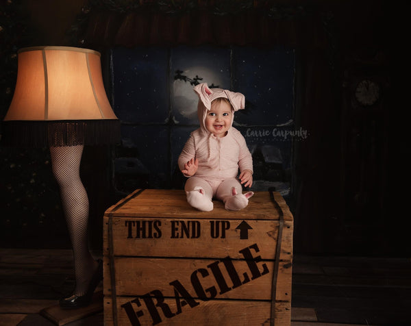 Ralphie Christmas Story Romper ~ NB & Sitter
