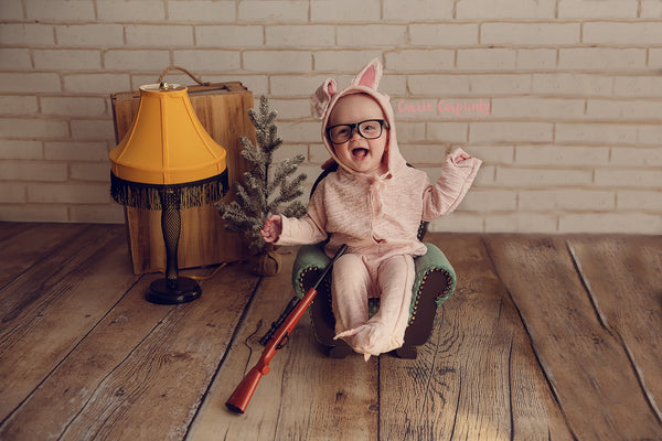 Ralphie Christmas Story Romper ~ NB & Sitter