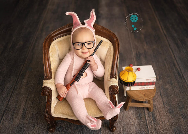 Ralphie Christmas Story Romper ~ NB & Sitter