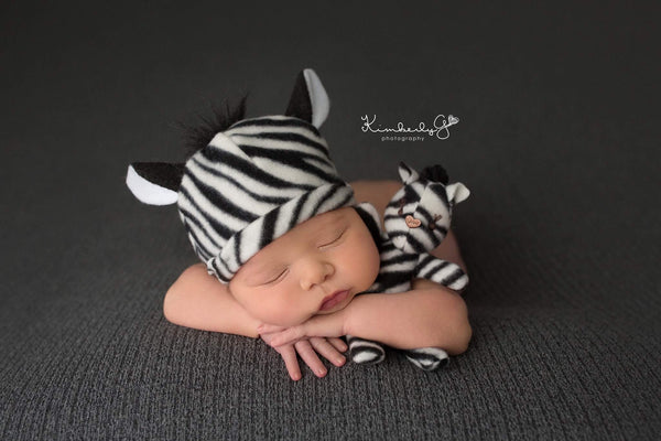 Zebra lovie and/or hat