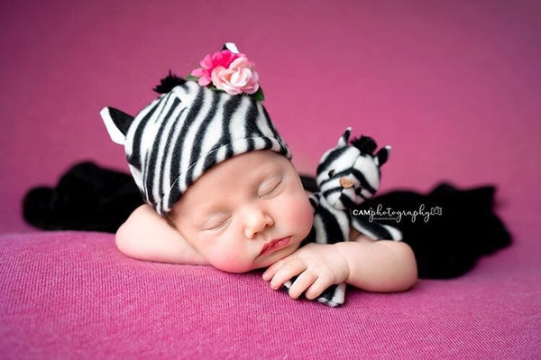 Zebra lovie and/or hat