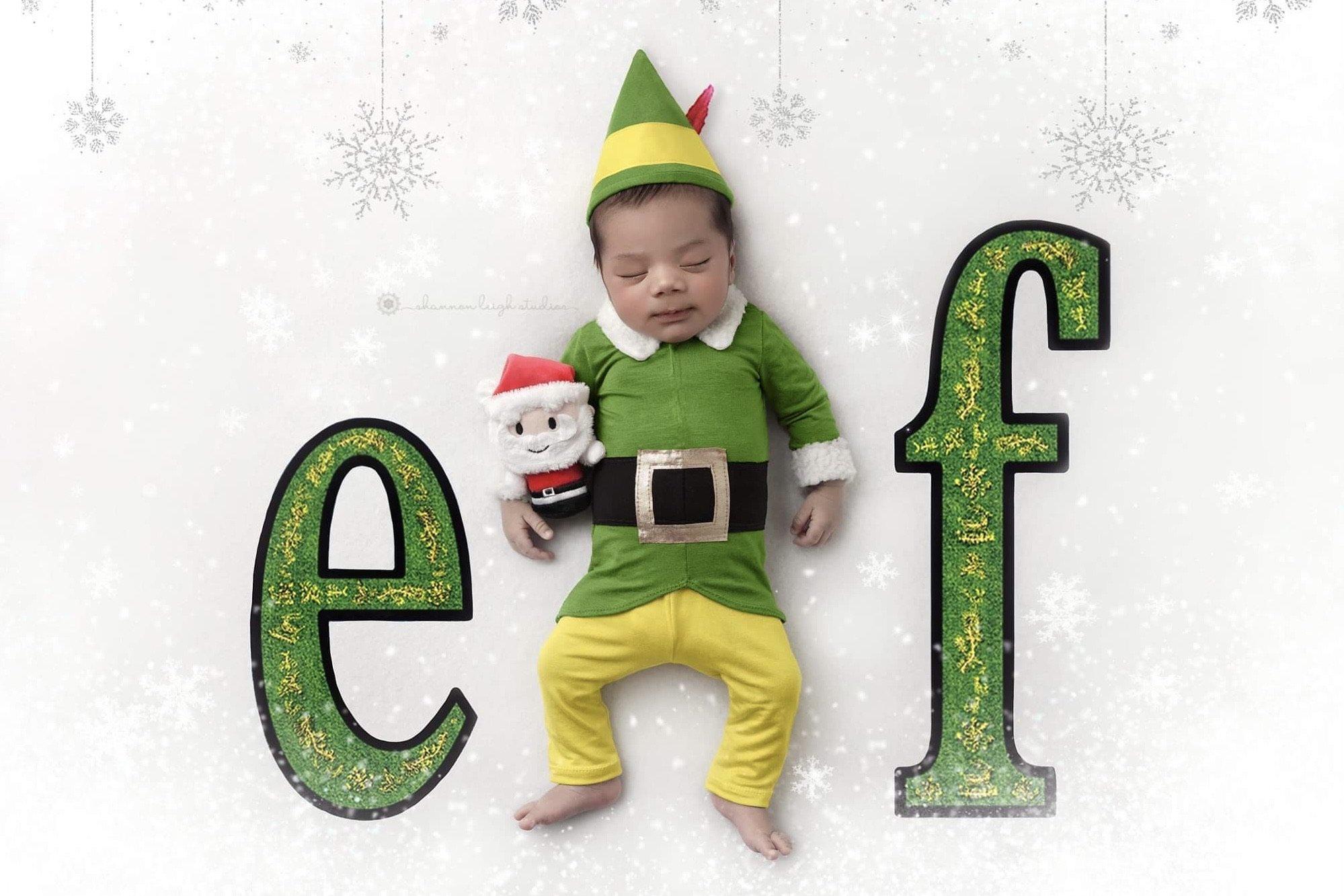 Buddy Elf Set ~ NB & Sitter